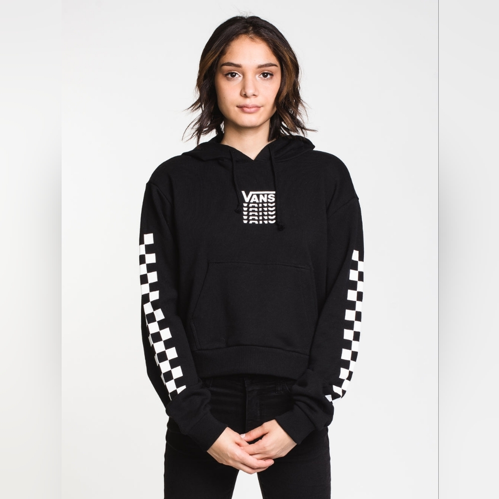 VANS. Word Check Pullover Hoodie. Size XS. * Flawed